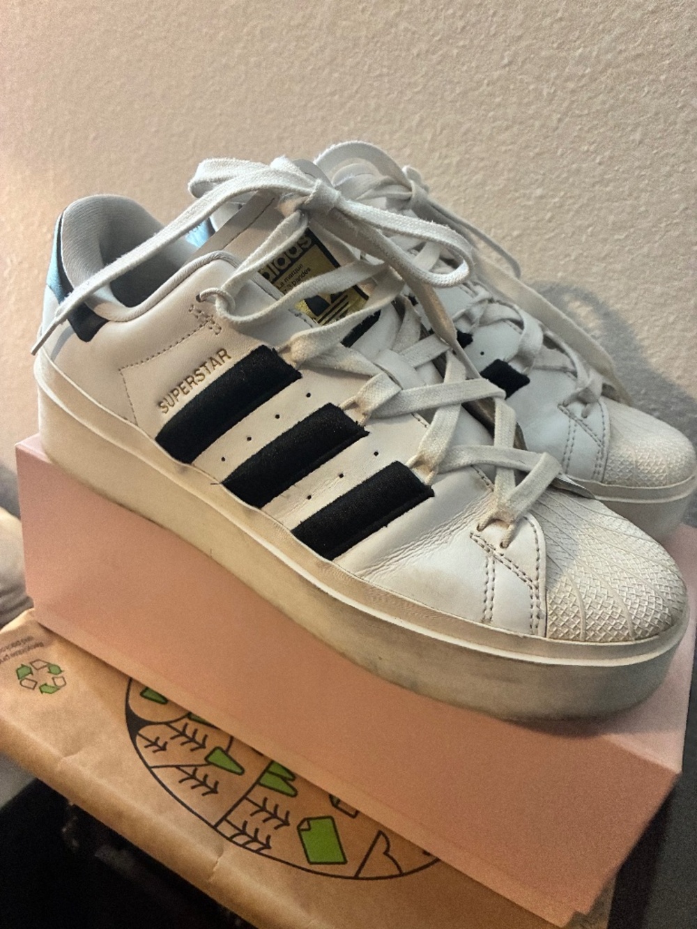 adidas Superstar Sneakers | White & Black | Classic Shell Toe